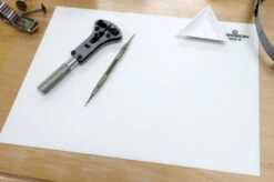 Bergeon BLACK 6808 Work Pad Bench Mat Plastic With Adhesive Backing 9.5 X 12.5 Inches -Watch Screwdrivers Store 012A3035 15204.1658864371