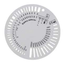 Watch Battery Size Selector Disc