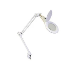 Grobet USA LED Bench Lamp With 1.75x Magnifier CLEARANCE