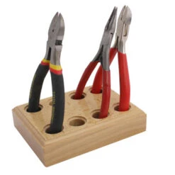 Wood Pliers Block Holds 4 Pliers Cutters And Shears 4 X 3 X 1 Inches -Watch Screwdrivers Store 13.315photo2 82573.1658864182