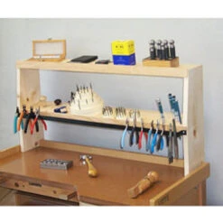 Shelfmate Bench Jewelry Tool Holder Bench Shelf