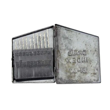 High Speed Steel Twist Drill Assortment Jewelers 20 Piece Set Size 61 To 80 4 High Speed Steel Twist Drill Assortment Jewelers 20 Piece Set Size 61 To 80 - Image 2