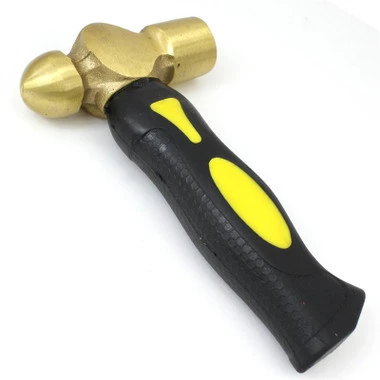 Stubby Brass Jewelers Hammer 1 Lb With Ballpein Style Head 5 Stubby Brass Jewelers Hammer 1 Lb With Ballpein Style Head - Image 3