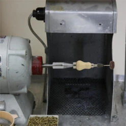 Wooden Handle Chuck Vise With Threaded End Adapter To Fit On Polishing Motor Spindle -Watch Screwdrivers Store 37.760.1 71824.1659442471