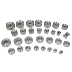 Replacement Aluminum Die Set For Watch Crystal Press And Case Closer Set Of 30