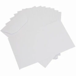 #5 Kraft White Blank Repair Job Envelopes 3 1/8 X 5 1/2 Inch Box Of 500