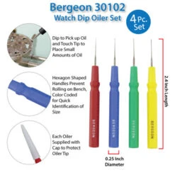 Bergeon 30102-P04 Watch Dip Oiler Set -Watch Screwdrivers Store bergeon dip oiler 30102photo1 50901.1658723279