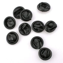 Bergeon Black Latex ESD Safe Finger Cots Packages Of 12