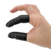 Black Latex ESD Safe Finger Cots Packages Of 100-92411