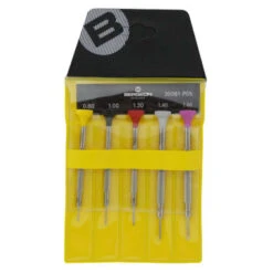 Bergeon Stainless Steel Screwdrivers 5 Piece Set In Pouch