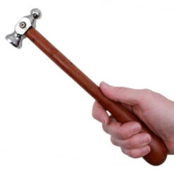Chasing Hammer 1 Inch Flat And Round Head Jewelers Hammer -Watch Screwdrivers Store chasing hammer 37.0365photo2 57849.1659442467
