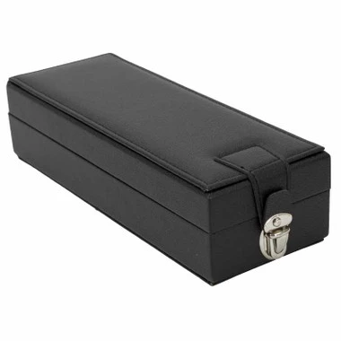 Gem Parcel And Diamond Paper Box Large Black Leather Storage Case 3 Gem Parcel And Diamond Paper Box Large Black Leather Storage Case
