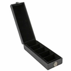 Gem Parcel And Diamond Paper Box Large Black Leather Storage Case 8 Gem Parcel And Diamond Paper Box Large Black Leather Storage Case -Watch Screwdrivers Store gem parcel box 75.085photo3 84528.1659442846