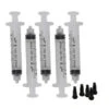 Set Of 5 Empty Syringes With Caps For Glue Application