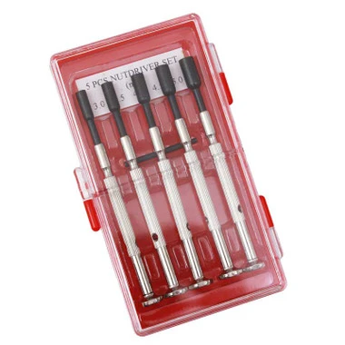 Nut Driver Set Of 5 Metric Sizes 3.0 To 5.0mm Hex Wrench 6 Nut Driver Set Of 5 Metric Sizes 3.0 To 5.0mm Hex Wrench - Image 4