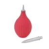 Horofix Red Silicone Dust Blower With Extra Long Nozzle