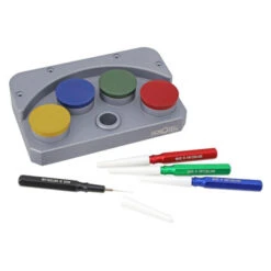 Horotec 4 Synthetic Ruby Cup Dip Oiler Stand With Oilers -Watch Screwdrivers Store horotec oiler set 42.102photo2 02705.1658723326