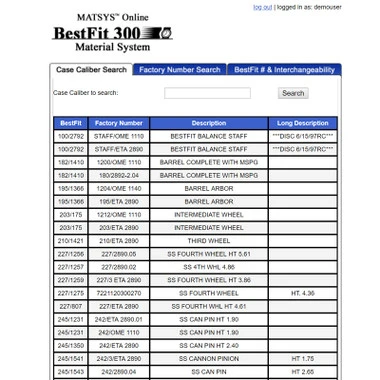 Matsys Online From Bestfit Lifetime Membership Watch Parts Lookup Software 3 Matsys Online From Bestfit Lifetime Membership Watch Parts Lookup Software