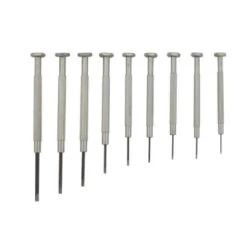 9 Piece Screwdriver Value Set Sizes .60 To 2.40mm Micro Mini Watchmakers Set