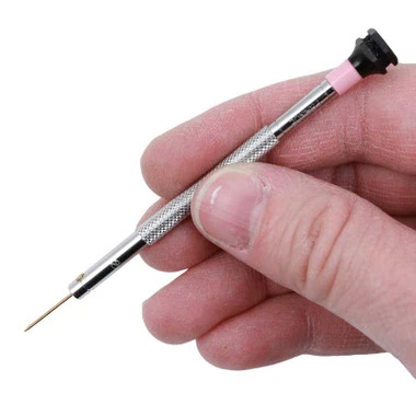 Individual Horotec Mini Non-Magnetic Screwdriver With Beryllium Flat-Head Blades 0.50mm To 3.00mm-80511 4 Individual Horotec Mini Non-Magnetic Screwdriver With Beryllium Flat-Head Blades 0.50mm To 3.00mm-80511 - Image 2