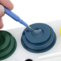 Swiss Made 4 Oil Cups And Oilers With Plastic Stand -Watch Screwdrivers Store oil cup set 42.100photo3 09554.1658723327