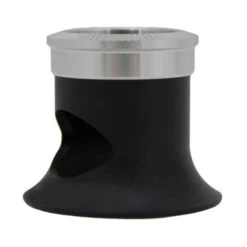 Premium Quality 5X Watch Collectors Eyeloupe Series Black With Crystal Silver Bezel CLEARANCE -Watch Screwdrivers Store oyster bezel watchmakers loupe photo2 53554.1658872079