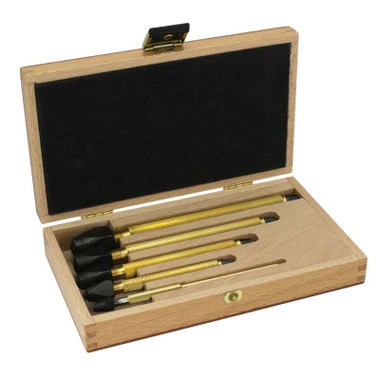 Horotec 5 Piece Brass Pin Vise Set In Wood Box 3 Horotec 5 Piece Brass Pin Vise Set In Wood Box
