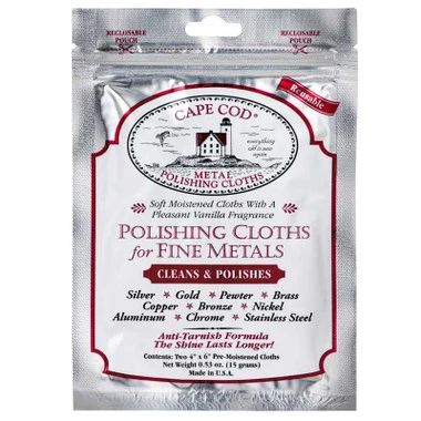 Cape Cod 4 X 6 Inches Moist Polishing Cloth Pack Of 2 3 Cape Cod 4 X 6 Inches Moist Polishing Cloth Pack Of 2