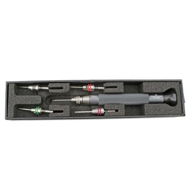 Bergeon 7902 Precision Screwdriver Set With 5 Blades 4 Bergeon 7902 Precision Screwdriver Set With 5 Blades - Image 2