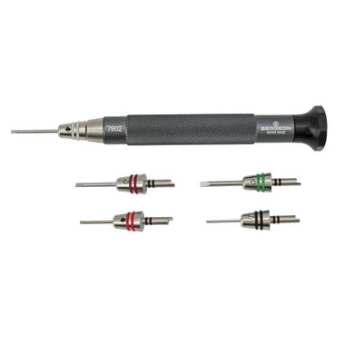 Bergeon 7902 Precision Screwdriver Set With 5 Blades 5 Bergeon 7902 Precision Screwdriver Set With 5 Blades - Image 3