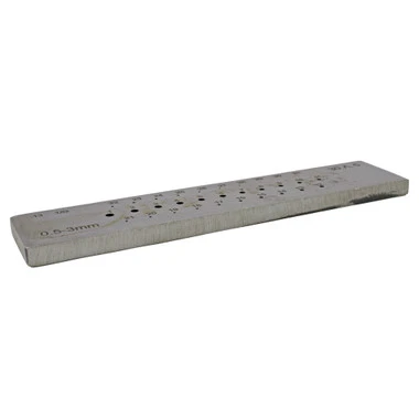 31 Hole Round Steel Drawplate Economy 0.5 Mm To 3.0 Mm 4 31 Hole Round Steel Drawplate Economy 0.5 Mm To 3.0 Mm - Image 2