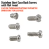 Stainless Steel Case Back Screws With Flat Head Refills-90356 -Watch Screwdrivers Store stainless steel case back screws with flat heads options 18867.1658723466 1