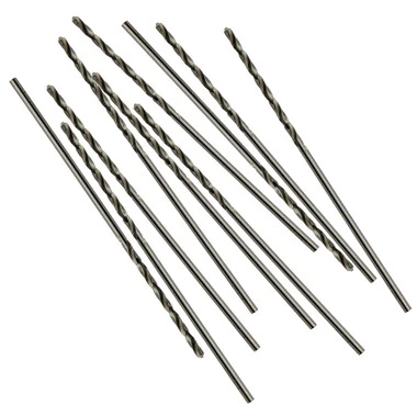 Grobet Quality Steel Twist Drills In Sizes 61 To 80 Pack Of 10-91523 3 Grobet Quality Steel Twist Drills In Sizes 61 To 80 Pack Of 10-91523