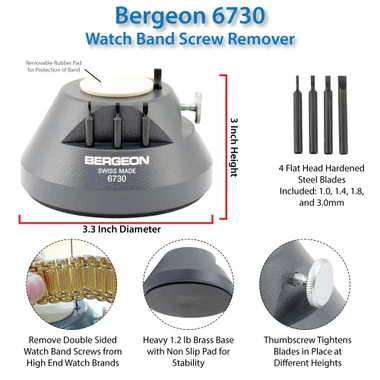 Bergeon 6730 Watch Band Screw Remover Tool 4 Bergeon 6730 Watch Band Screw Remover Tool - Image 2