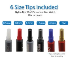 Bergeon 7404 Set Of 3 Watch Hand Install Setting Tools Dual Sided With Replaceable Tips -Watch Screwdrivers Store watch hand press tool set 7404photo4 20672.1658723440