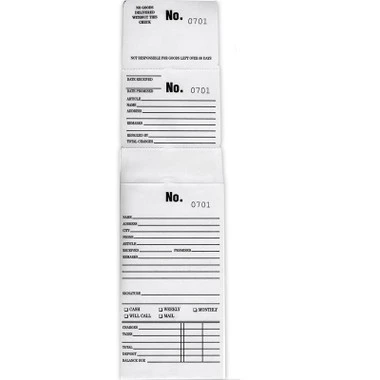 White Triple Duty Repair Job Envelopes Numbered 3 1/8 X 5 3/4 Inch Box Of 1,000 With Layaway-62345 3 White Triple Duty Repair Job Envelopes Numbered 3 1/8 X 5 3/4 Inch Box Of 1,000 With Layaway-62345